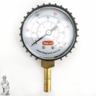 Manometer met 8 mm snelkoppeling DuoTight-compatibel 8 mm (5/16")