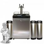 Kegerator Series X 3 taps ruimte voor 4 Soda-kegs 